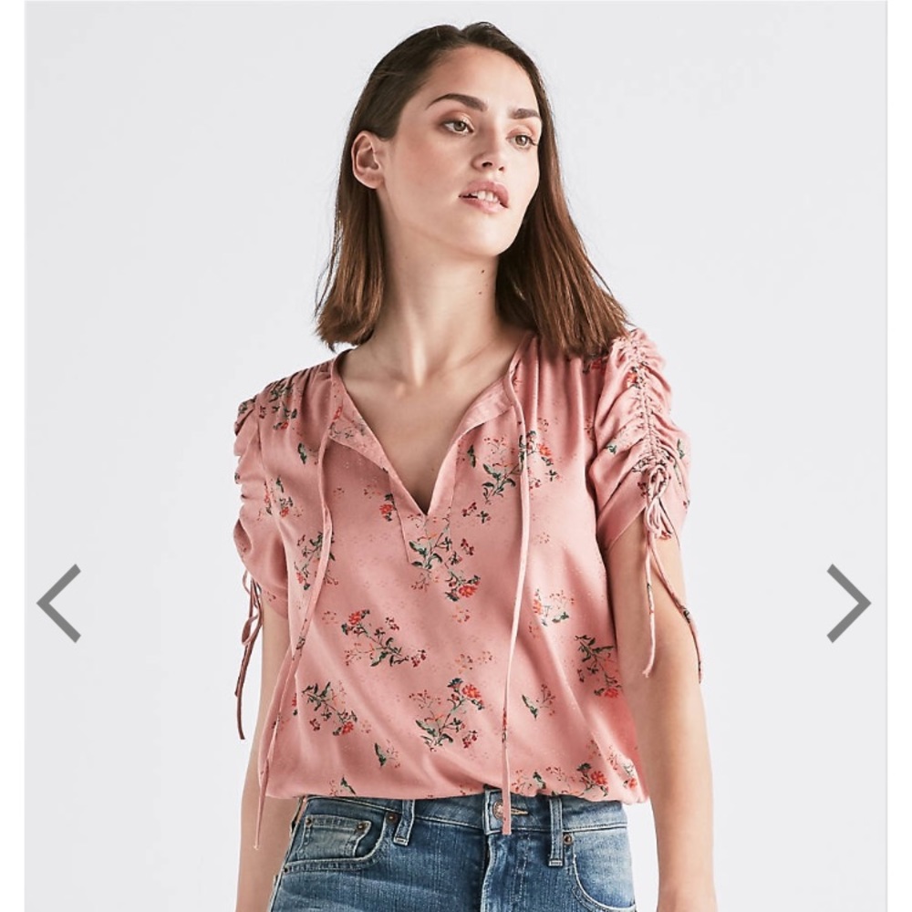 NWT NAVY Lucky Brand Blouse Small